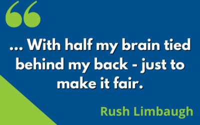 What Can You Learn from Rush Limbaugh? A Lot